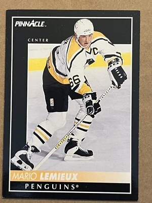 1992-93 PINNACLE - MARIO LEMIEUX PENGUINS #300 - Image 1 of 2