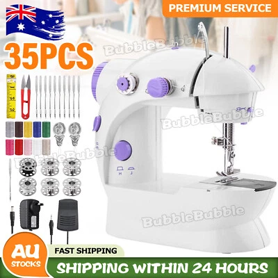 35X Electric Mini Multi-Function Portable Hand Held Desktop Home Sewing Machine - image 1 of 4
