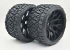 Sweep 1004B Monster Truck Land Crusher Belted tire preglued on WHD BLACK wheel 2