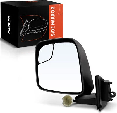 Espejo retrovisor calefactor eléctrico negro lado del conductor para Chevrolet City Express Nissan NV200 Foto 1 de 4