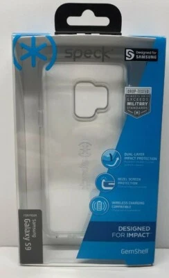 Funda Speck Gemshell Samsung Galaxy S9 Transparente Doble Capa Protección contra Impactos Foto 1 de 2