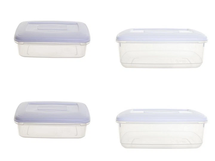 Rectangular Plastic Food Storer Storage Pack Lunch Box Takeaway Container Dinner - Image 1 of 1