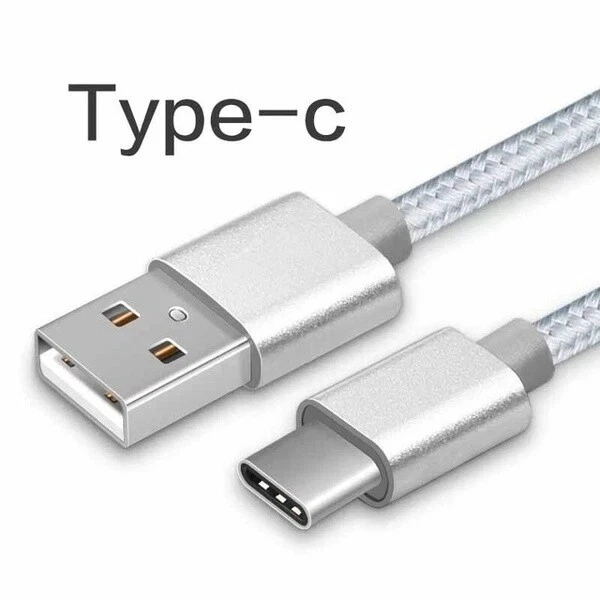 Braided USB to Type-C Fast Charging Data SYNC Charger Cable Cord 1/3/6/10FT Lot - Image 1 of 4