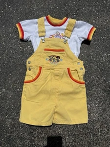 90s Rugrats Character Overalls 1999 Size 6X Baby Toddler Vintage Nickelodeon - Picture 1 of 11