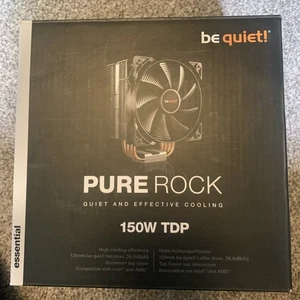 NOWOŚĆ Be quiet! Chłodnica powietrza Pure Rock, moc chłodzenia 150W TDP 26,8db - Zdjęcie 1 z 7