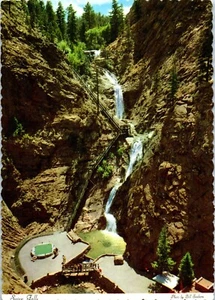 Seven Falls South Cheyenne Canyon Colorado Springs Postcard - Picture 1 of 2