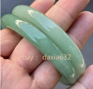 Bracciale Giada Verde Avventura Certificato 100% Naturale Grado A 57-58mm - Foto 1 di 4