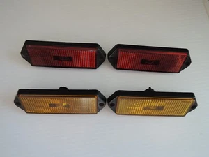ALFA ROMEO GTV-6 Usado Original JUEGO DE 4 LUCES MARCADORAS LATERALES MARCA SEIMA - Imagen 1 de 2