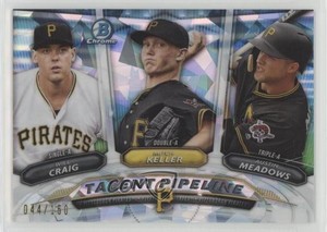2018 Bowman Talent Pipeline Atomic Refractor /150 Austin Meadows Mitch Keller