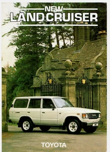 Toyota Land Cruiser 4.0 Diesel 5-dr 1983-1984 UK Market Foldout Sales Brochure - Picture 1 of 1