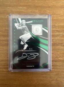 2020 Panini Immaculate Collection Bo Bichette Auto Material 4/5 Monochrome