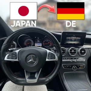 MERCEDES C KLASSE W205 NTG5 UMRÜSTUNG JAPAN NACH EU DEUTSCH Menü Sprecher Karte - Bild 1 von 9