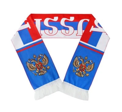 Russia National Team Soccer Scarf - Russian Football Polar Fleece Wrap Gift FREE - Image 1 of 3
