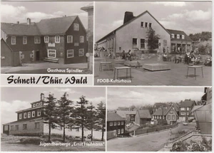 Foto AK DDR Schnett 1975 ! Ortsansichten mit Gasthof ! - Bild 1 von 2