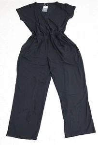 Overall Jumpsuit Einteiler Gr.42 Privacy by Madeleine Stretch Wickellook schwarz - Bild 1 von 4