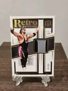 Bret "The Hitman" Hart 2024 National Treasures RETRO PATCH 99/99 BOOKEND - Picture 1 of 2
