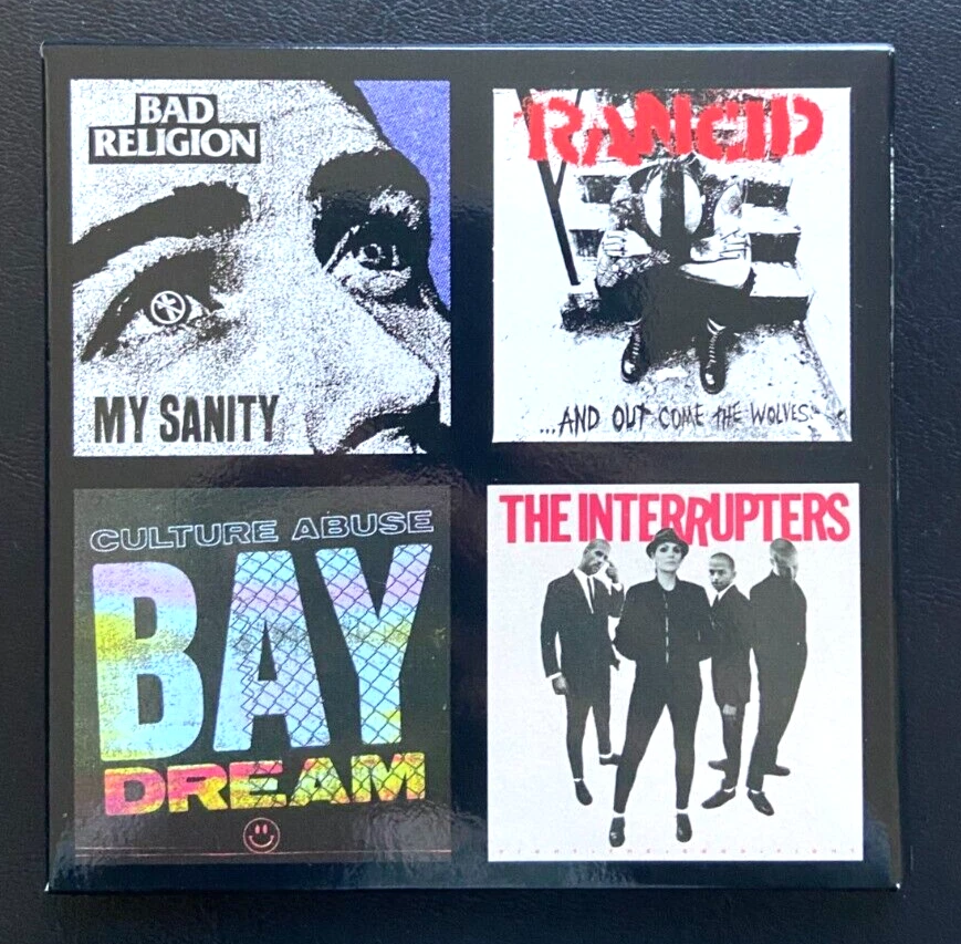 EPITAPH NEW 3" Mini Record Vinyl Bad Religion Rancid Interrupters Culture Abuse - Image 1 of 2