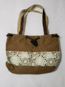 Handtasche Handtasche Leder Riemen zum Binden Kreis Designs - Bild 1 von 4