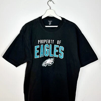 Camiseta de fútbol americano Reebok Property of Philadelphia Eagles NFL para hombre XL Foto 1 de 4