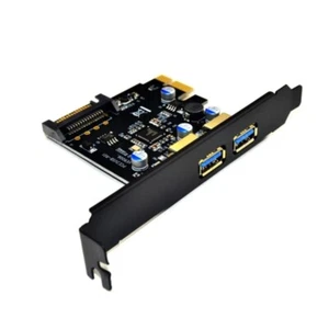 2 Port 5Gbps USB 3.0 PCIE Expansion Card Expansion Card PC Data Transfer Host - Afbeelding 1 van 8