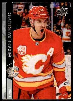 2020-21 Upper Deck Mikael Backlund Calgary Flames #26 - Image 1 of 2