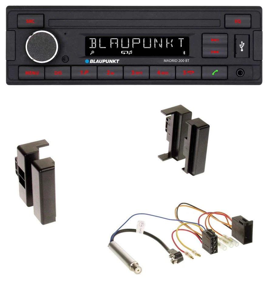 Blaupunkt USB AUX Bluetooth MP3 Autoradio für Audi A4 B5 bis 99 A6 C4 bis 97 A8 - Bild 1 von 4