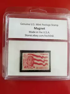 Francobollo USA originale mai usato MAGNET Girl Scouts 1962 emissione, 4 centesimi - Foto 1 di 3