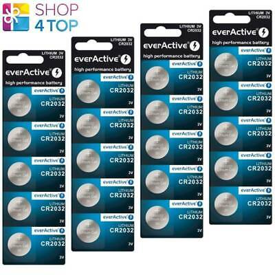 20 Everactive Cr2032 Lithium Cell Batteries 3v Coin Button Dl2032 Exp 2031 New • 7.88€