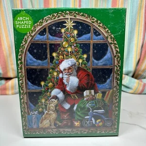 Weihnachtsfeier 1000-teiliges Puzzle in Bogenform Neu im Karton Bruder Schwester Design Studio - Bild 1 von 3