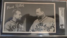 1936 Goudey Wide Pen Type 1 R314 Frank Pytlak Steve O'Neill SGC 5 EX POP 2