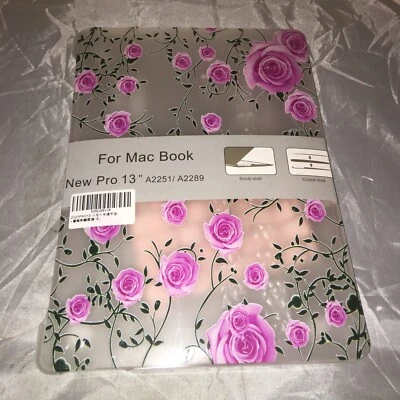 MacBook Pro 13” A2251/A2289 Protective Case  Roses Graphic - Image 1 of 3