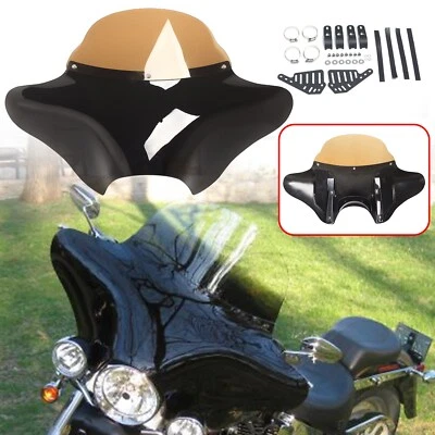 Carenado delantero exterior murciélago apto para Harley Softail Slim Fat Boy Deluxe Road King Foto 1 de 4