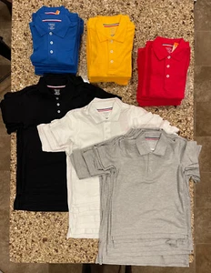 French Toast 2-Pack Short Sleeve Pique Polo Shirt School Uniform Boys - Picture 1 of 7
