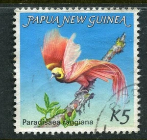 BIRDS on STAMPS....  Papua New Guinea  1983 5k bird of paradise  used - Picture 1 of 1