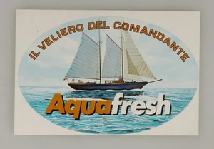 PRL) AQUAFRESH IL VELIERO DEL COMANDANTE ADESIVO COLLEZIONE STICKER COLLECTION - Imagen 1 de 1