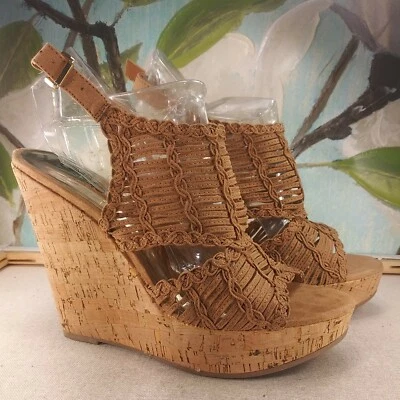 Zapatos sandalias para mujer Carlos By Carlos Santana marrón talla 8,5 SKU#09300 Foto 1 de 4