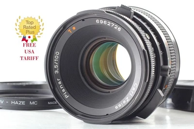 [ MINT w/ cap ]  Hasselblad  Carl Zeiss Planar T* CF 100mm F/3.5 Lens From JAPAN - Image 1 of 4