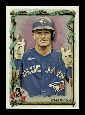 2023 Topps Allen & Ginter Silver Portrait #93 Matt Chapman - Toronto Blue Jays - Image 1 of 2