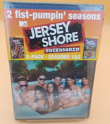 Jersey Shore: Uncensored Season 1 & 2 (2010, DVD, MTV) (New & Sealed) - Image 1 of 4
