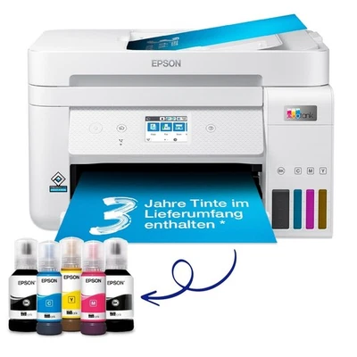 Epson EcoTank ET-4856 A4-Multifunktions-Wi-Fi-Tintentankdrucker weiß #1907117 - Bild 1 von 4