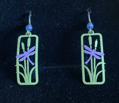 Pendientes Libélula - Alambre de Plata de Ley 925 - Joyería Libélula Prado  Foto 1 de 3