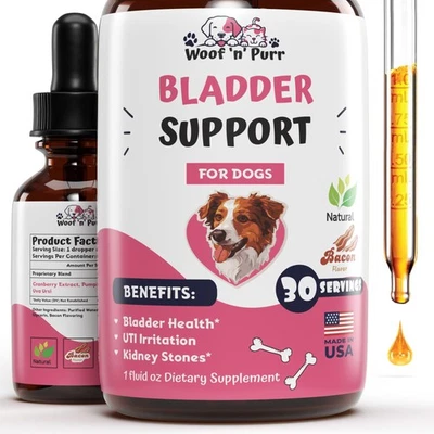 Bladder Control for Dogs | Dog Bladder Supplement - Supports Healthy Kidney &... - Image 1 of 4