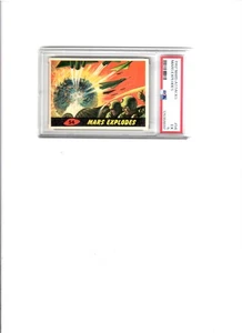 1962 MARS ATTACKS #54 - Mars Explodes - PSA 5 EX - Bubbles Inc. - Picture 1 of 2