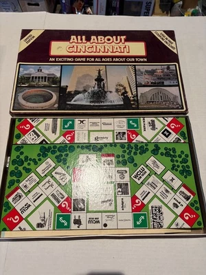 Juego de mesa Kenner vintage 1983 All About Cincinnati Ohio SIN USAR Foto 1 de 4