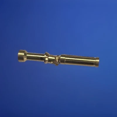 30 pc Lot Amphenol Positronic FC120N2 Copper Crimp Gold-Plated Pins 20-24AWG - Image 1 of 3