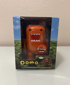 Domo 4 Inch Flocked Vinyl Figure (Orange Soda) New in nox - Picture 1 of 13