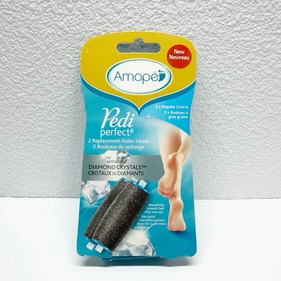 NEW Amope Pedi Perfect Regular Coarse Replacement Rollers Pack of 2 - Изображение 1 из 4