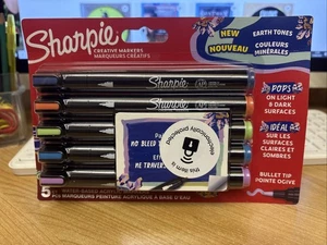 Sharpie - Marcadores creativos - Bolígrafos acrílicos a base de agua - Punta de bala - Paquete de 5 - Imagen 1 de 3