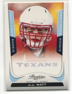 2011 Prestige J.J. Watt /999 Rookie Card RC #244 /999 Sharp Mint Houston Texans - Picture 1 of 2