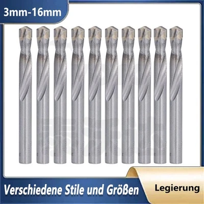 Hartmetallbohrer Spiralbohrer Wolframstahl Metallbohrer Edelstahlbohrer 3mm-16mm - Bild 1 von 4
